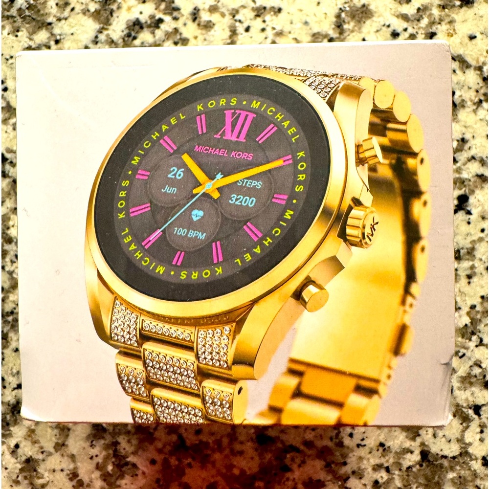 ‼️🤪♥️ **Brand NEW unopened‼️*Michael Kors Gen 6 44mm Touch Smart Watch w/Alexa